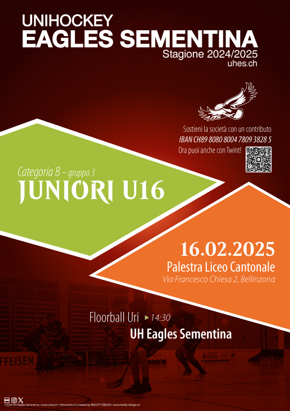 Giornata Casalinga JUNIORI U16 B 2024/2025